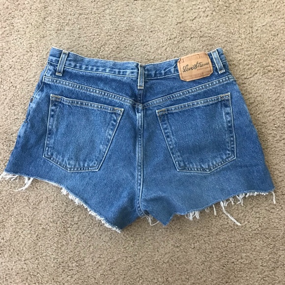 Vintage Levi’s cutoff jeans relaxed fit boyfriend - Picture 4 of 6